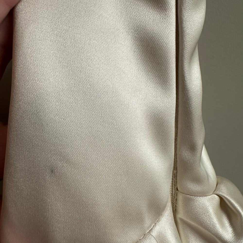 LoveShackFancy Cailey Off the Shoulder Cream Dress 4 - Picture 13 of 15